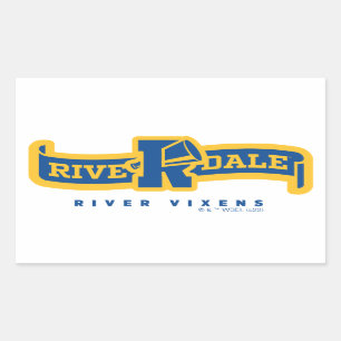 Adesivo Retangular Riverdale River Vixens Banner