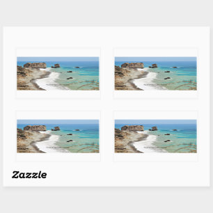 Adesivo Retangular Rock of Afrodite, Chipre