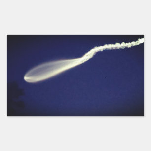 Adesivo Retangular Rocket Jellyfish