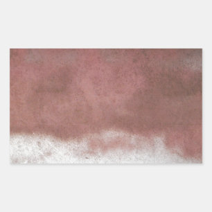 Adesivo Retangular rosa e branco deluxe personalizados