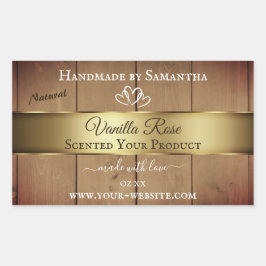 Adesivo Retangular Rotulagem de embalagem de produtos de grão de made