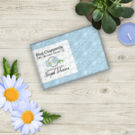 Adesivo Retangular Rótulo Artisan 🧼 Chamomile Soap