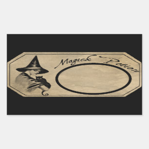 ADESIVO RETANGULAR RÓTULO DA POÇÃO MAGICK