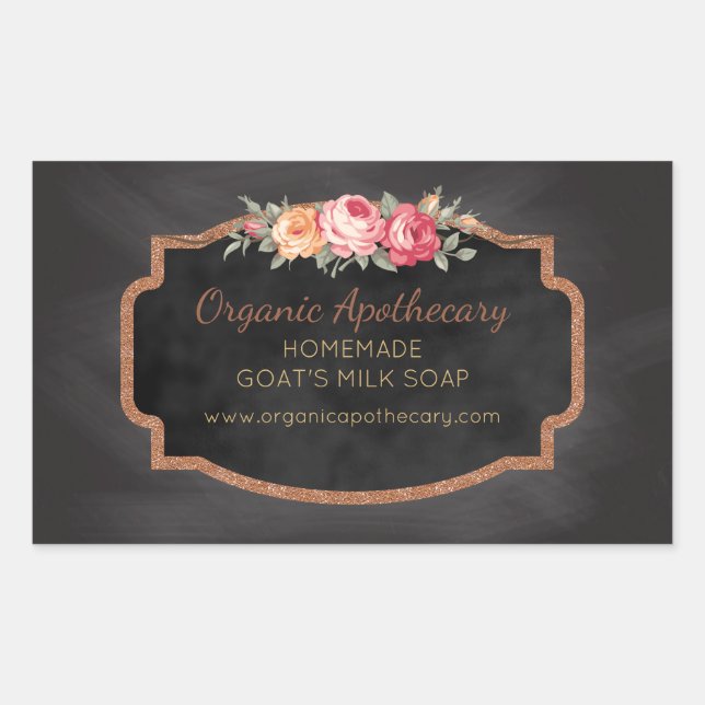 Adesivo Retangular Rótulo de Produto de Quadro de Contato de Sabão Fe (Frente)