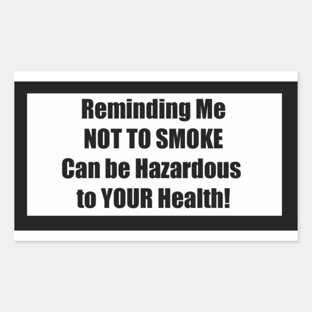 Adesivo Retangular Rótulo Do Cigarro - Lembrando-Me O Vinheta NtS (Frente)