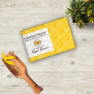 Adesivo Retangular Rótulo do Escrutínio do Soap do Calendário Etiquet