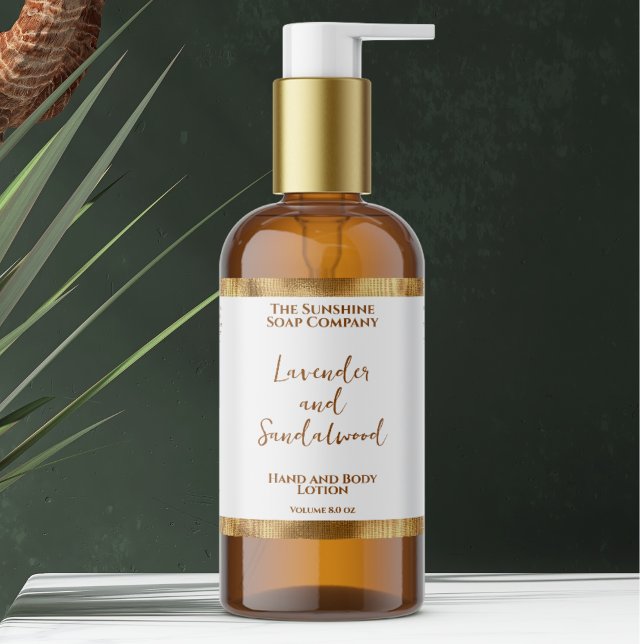 Adesivo Retangular Rótulo do frasco de produtos cosméticos, de folhas (Criador carregado)