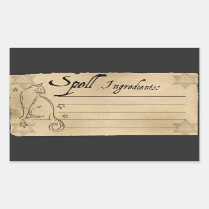 ADESIVO RETANGULAR RÓTULO DOS INGREDIENTES