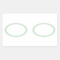 ROUND Plain STICKER com FRONTEIRA - Saudações