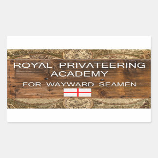 Adesivo Retangular Royal Privateering Academy OFMD Sticker