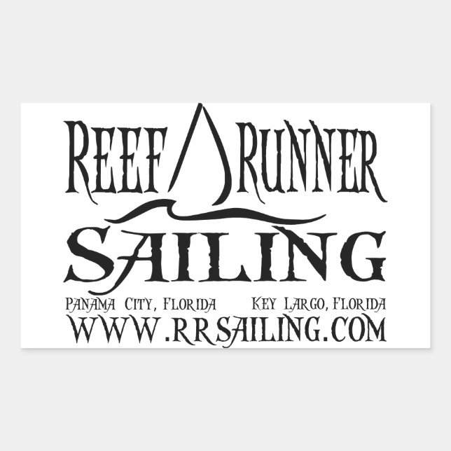 Adesivo Retangular RRS Sticker com Web site (Frente)