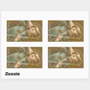 Adesivo Retangular Rua. Joan of Arc (JM 28)