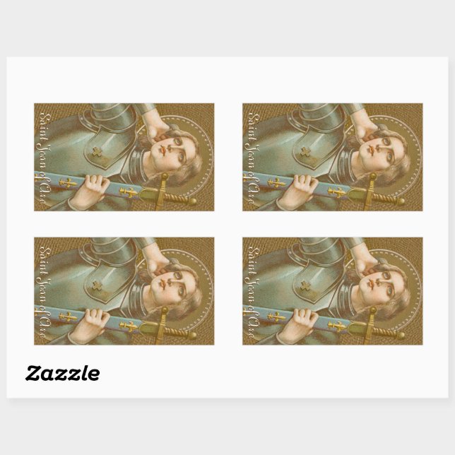 Adesivo Retangular Rua. Joan of Arc (JM 28) (Folha)