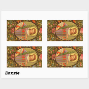 Adesivo Retangular Rua. Lawrence de Roma (PM 04)