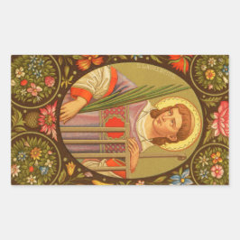 Adesivo Retangular Rua. Lawrence de Roma (PM 04)