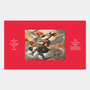 Adesivo Retangular Rua Michael the Archangel Stickers