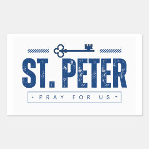 Adesivo Retangular Rua. Peter Sticker