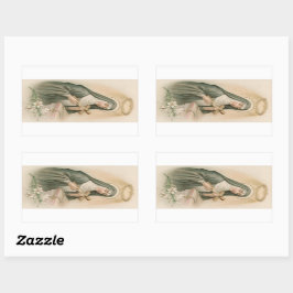 Adesivo Retangular Rua. Rita de Cascia (M 015)