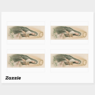 Adesivo Retangular Rua. Rita de Cascia (M 015)