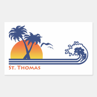 Adesivo Retangular Rua. Thomas