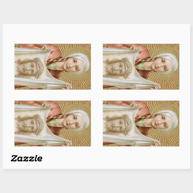 Adesivo Retangular Rua. Verônica de Jerusalém (JM 60) (Folha)