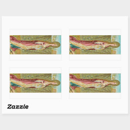 Adesivo Retangular Ruas. Agnes de Roma (BC 01)