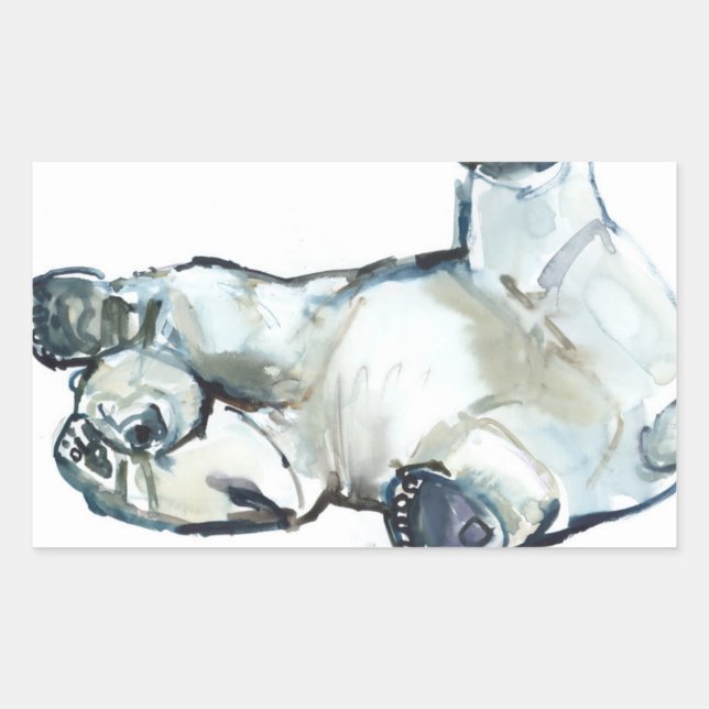 Adesivo Retangular RUB da neve (Frente)