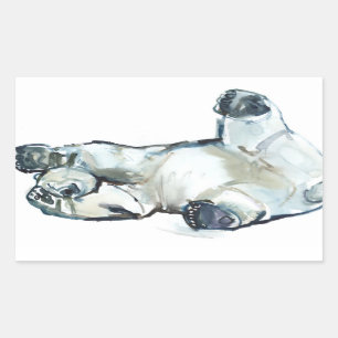 Adesivo Retangular RUB da neve