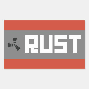 Adesivo Retangular RUST Banner BGWG