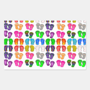 Adesivo Retangular Sacudir flutuando