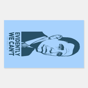 Adesivo Retangular Sad Obama Sticker Set