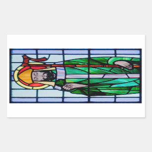 Adesivo Retangular Saint Patrick Window Sticker