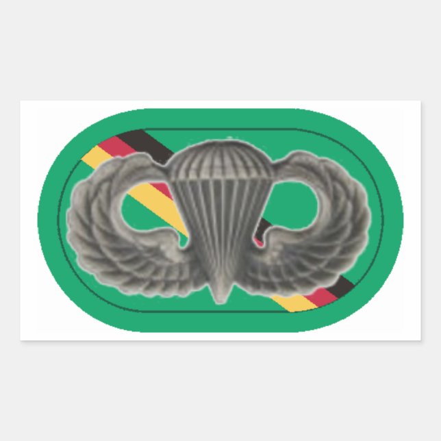 ADESIVO RETANGULAR SALAS DE PULMÃO NO DETACHMENT EUROPE OVAL STICKERS (Frente)