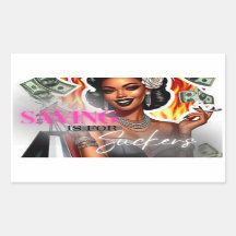 "Salvar é para Suckers" Cartões de Débito