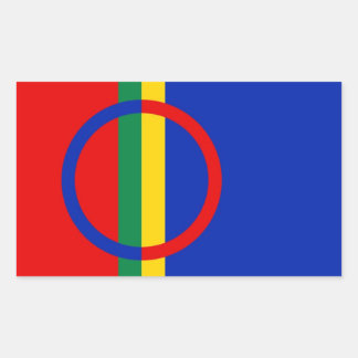 Adesivo Retangular Sami Flag