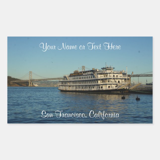 Adesivo Retangular San Francisco Hornblower Cruise 3-2 Stickers (Frente)