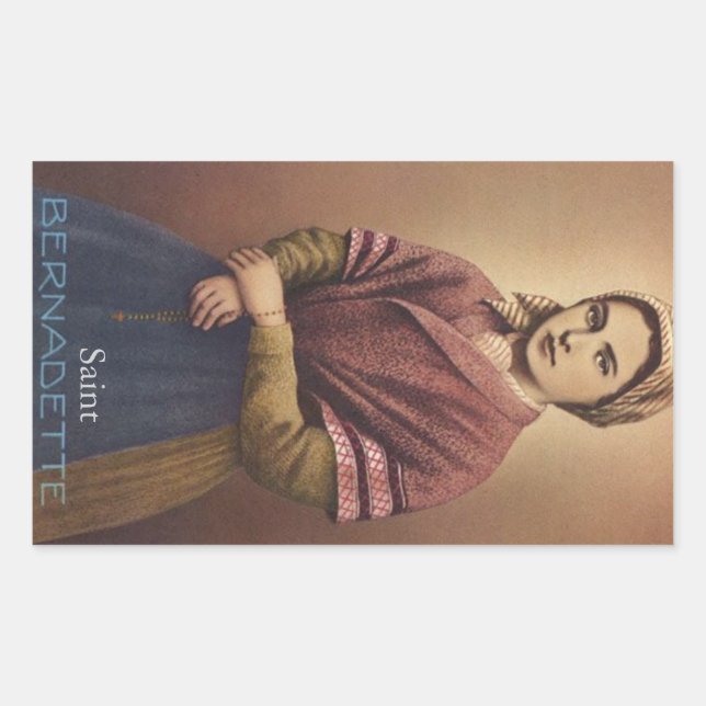 ADESIVO RETANGULAR SANTO BERNADETTE (Frente)