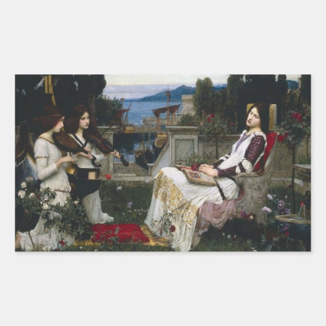 Adesivo Retangular Santo Cecilia (1895) (Frente)