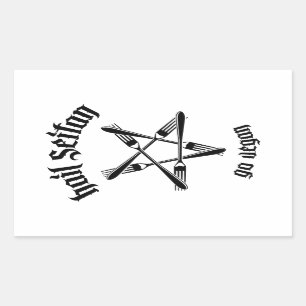 Adesivo Retangular Saraiva Seitan 1,1 (preto)