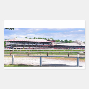 Adesivo Retangular Saratoga Race Course e Clare Court