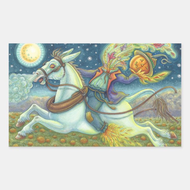 Adesivo Retangular SCARECROW E MULTICKERS DE HORSEMÃ INOXIDÁVEL Rec. (Frente)