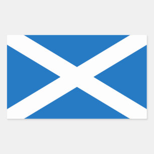 Adesivo Retangular Scotland Flag Sticker
