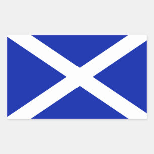 Adesivo Retangular Scotland Flag Sticker