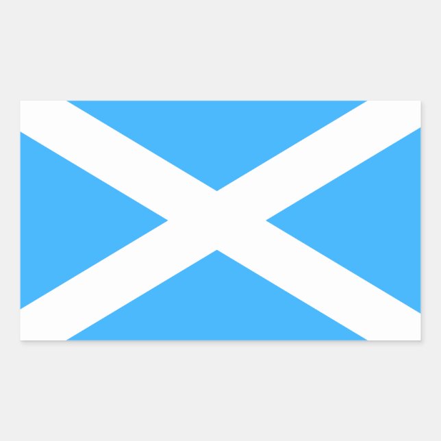 Adesivo Retangular Scotland Flag Sticker (Frente)