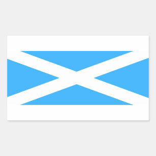 Adesivo Retangular Scotland Flag Sticker