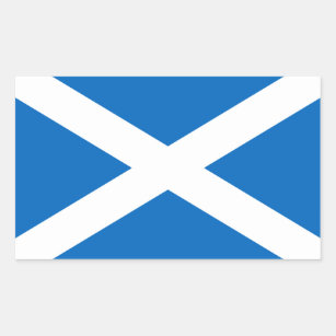 Adesivo Retangular Scotland/Scottish Flag - Reino Unido