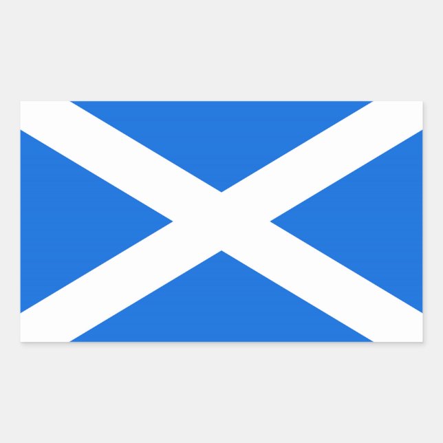 Adesivo Retangular Scottish Flag stkcn (Frente)
