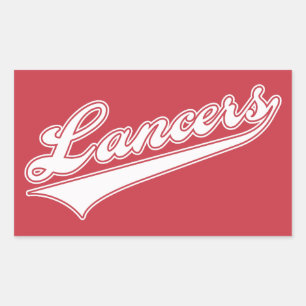Adesivo Retangular Script Lancers