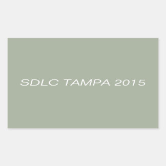 ADESIVO RETANGULAR SDLC TAMPA 2015 STICKER