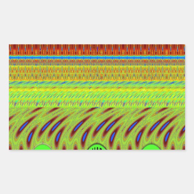 Adesivo Retangular Seja feliz Bolinhas Colorida Motif Gift (Frente)